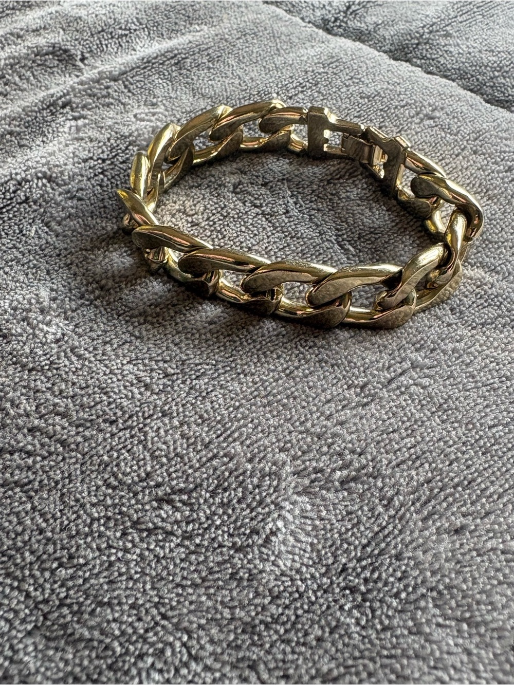 Gold tone Chain Link Bracelet